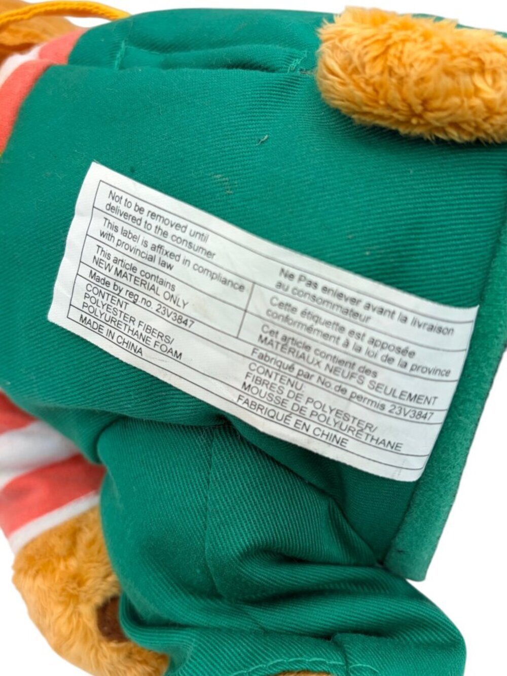 RARE 2004 Gemmy Hokey Pokey Bear 11" Tall Animated Plush β Sings - Picture 10 of 12